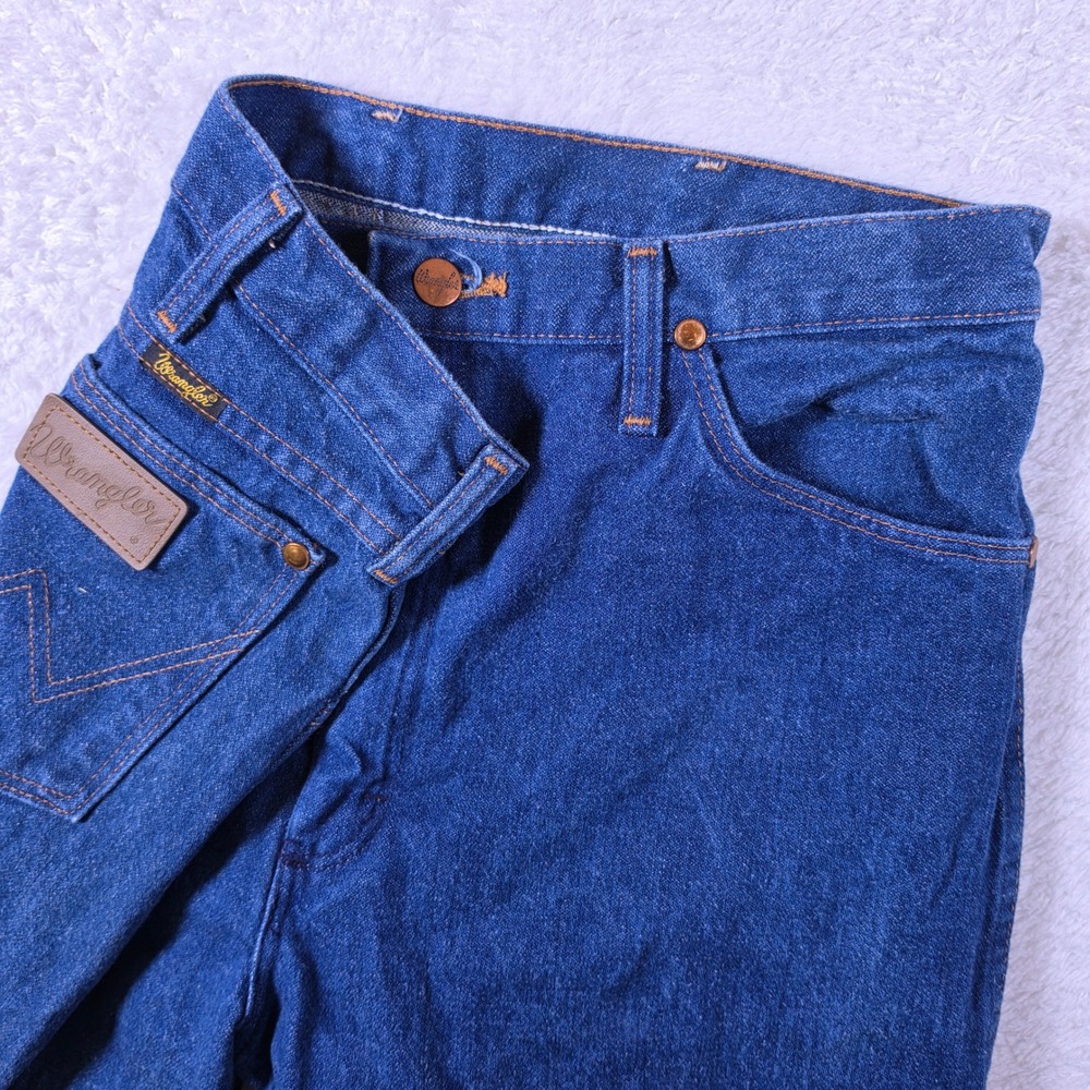 Wrangler 13MWZ Cowboy Cut Mens 36x36 Blue Original Fit Straight Leg Jeans
